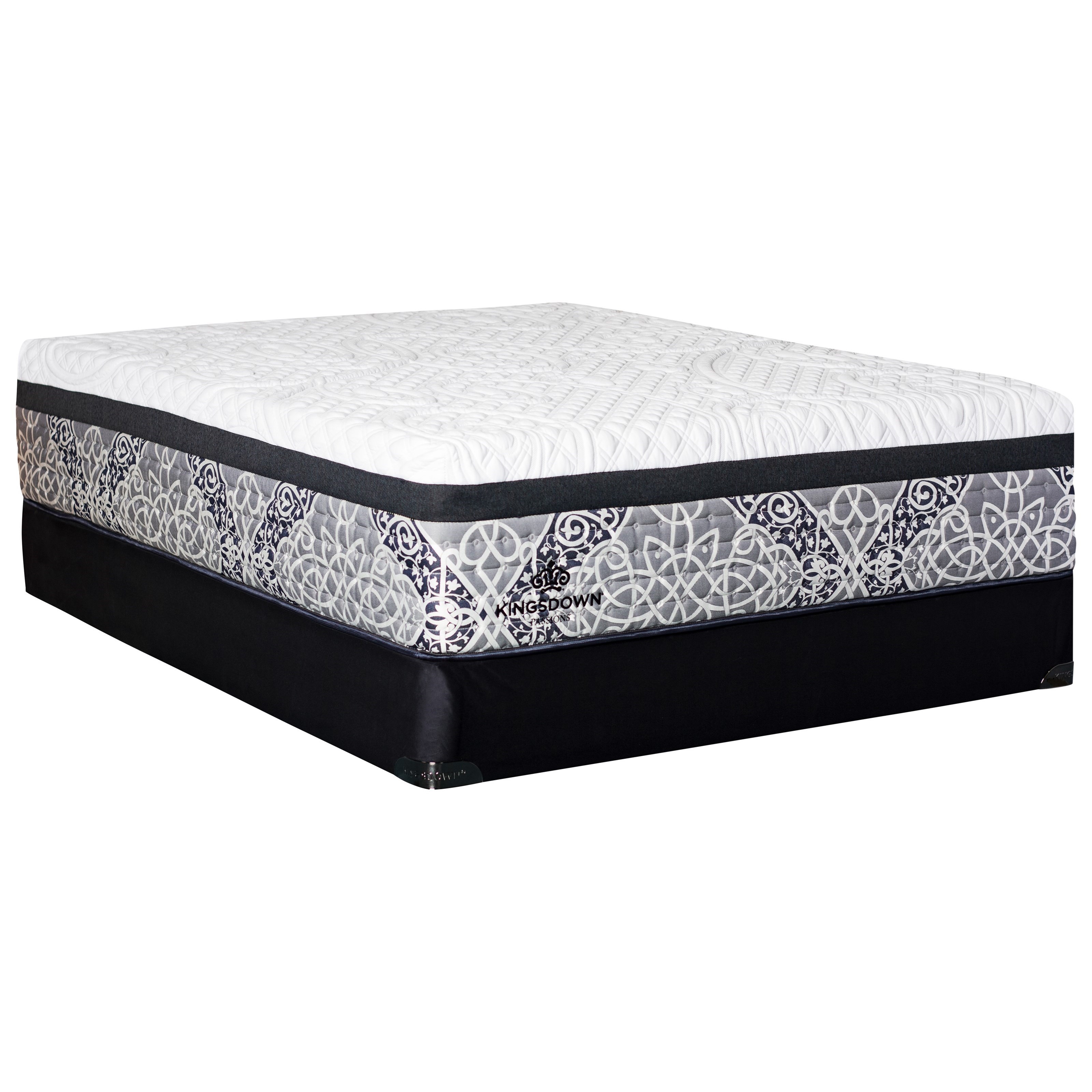 Kingsdown Glen Cove Hybrid Euro Top King Hybrid Euro Top Mattress and 5